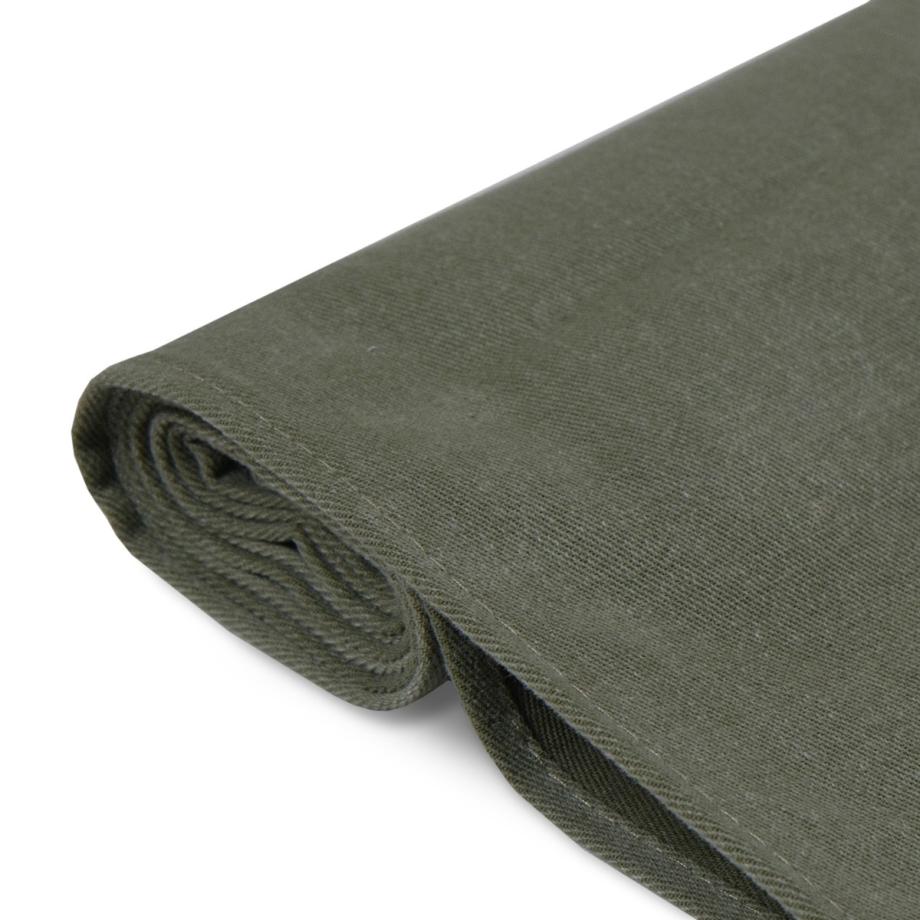 Stitch Cotton Table Runner 40x200cm Jungle Green