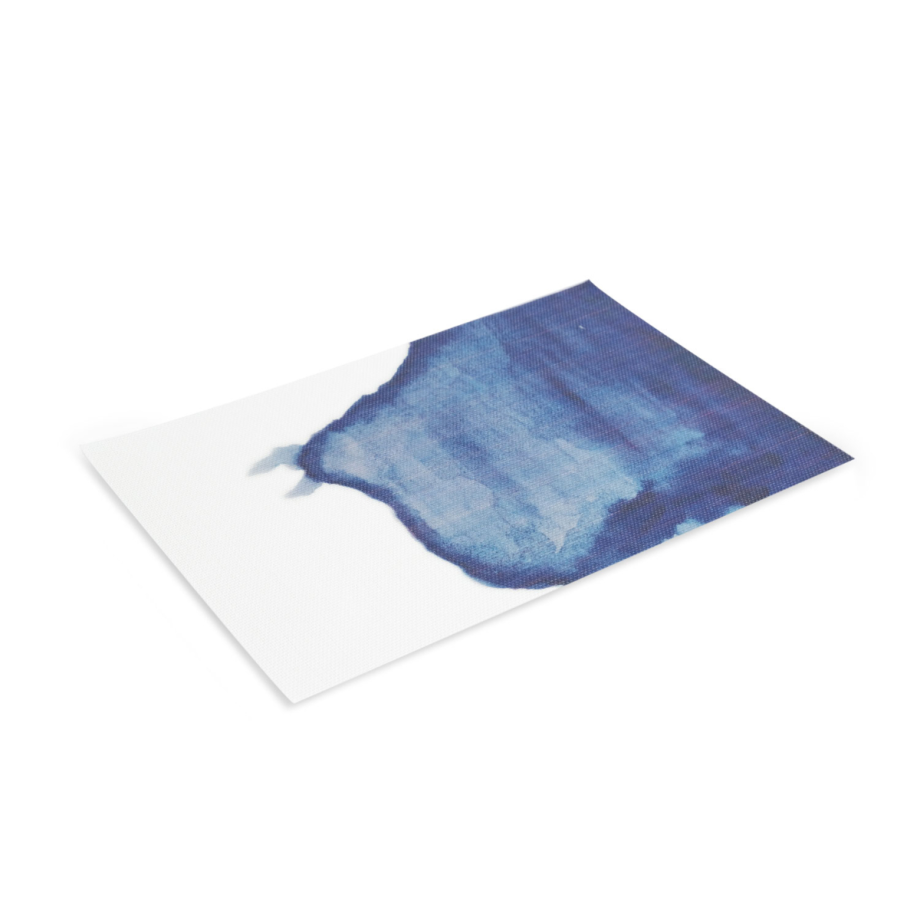 Splash Blue Printed Placemat