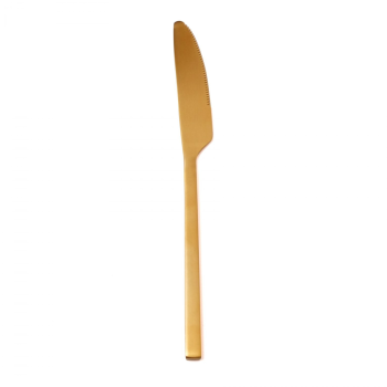 Luxe Matt Gold Dinner Knife