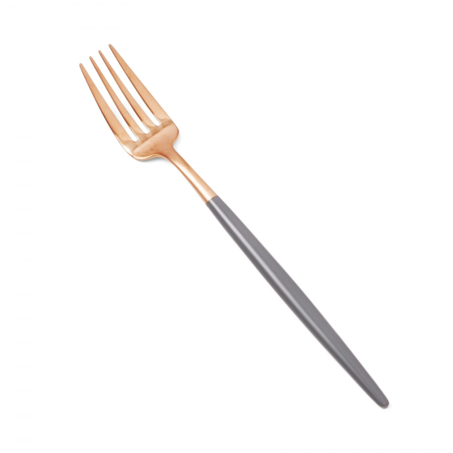Glam Rosey Grey Dinner Fork