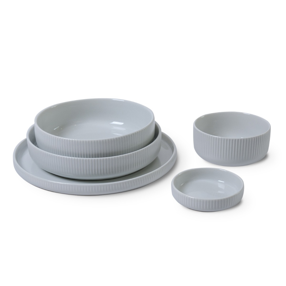Yuri Pasta Bowl Mist Grey