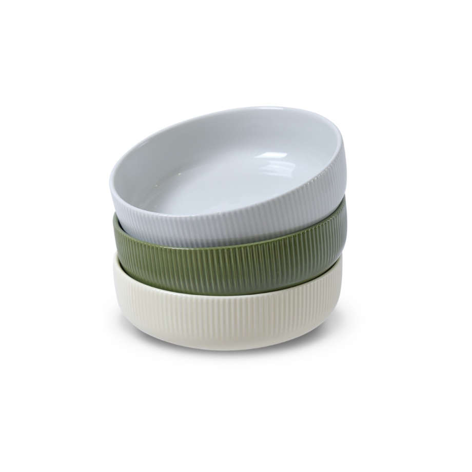 Yuri Pasta Bowl Olive Green