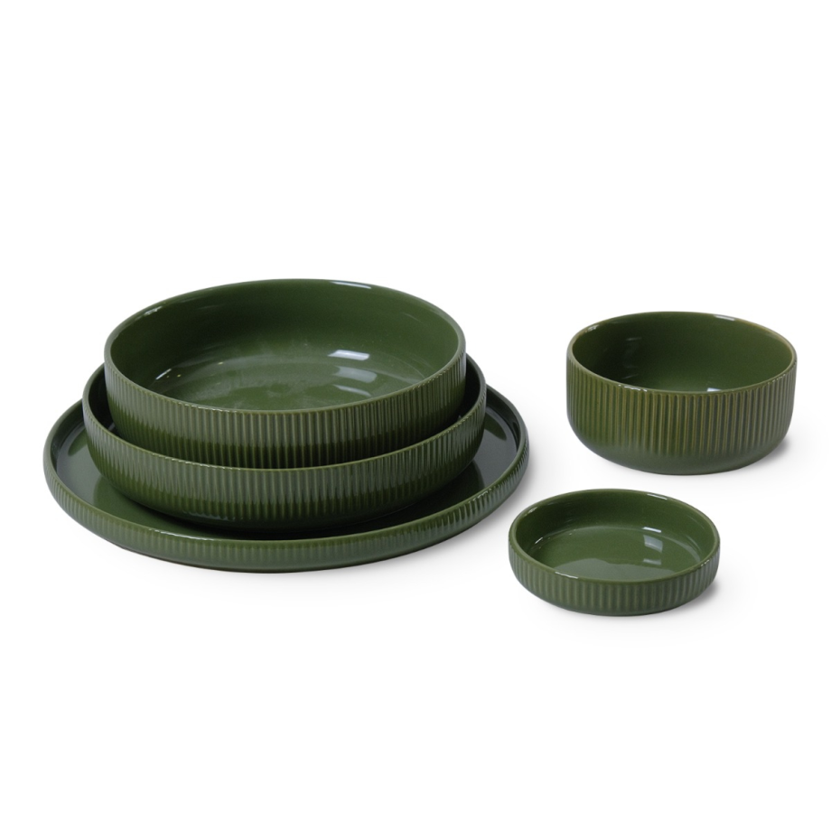 Yuri Pasta Bowl Olive Green