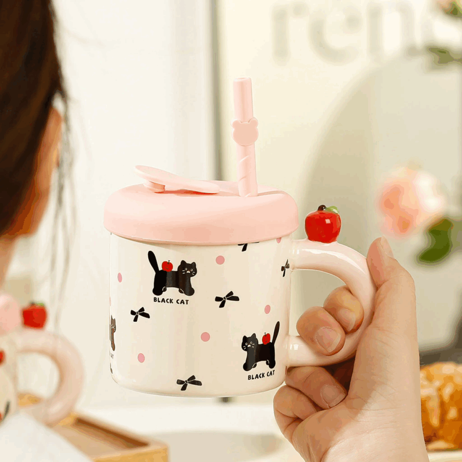 SENSENLIVE Cute Mug coffee cup tumbler