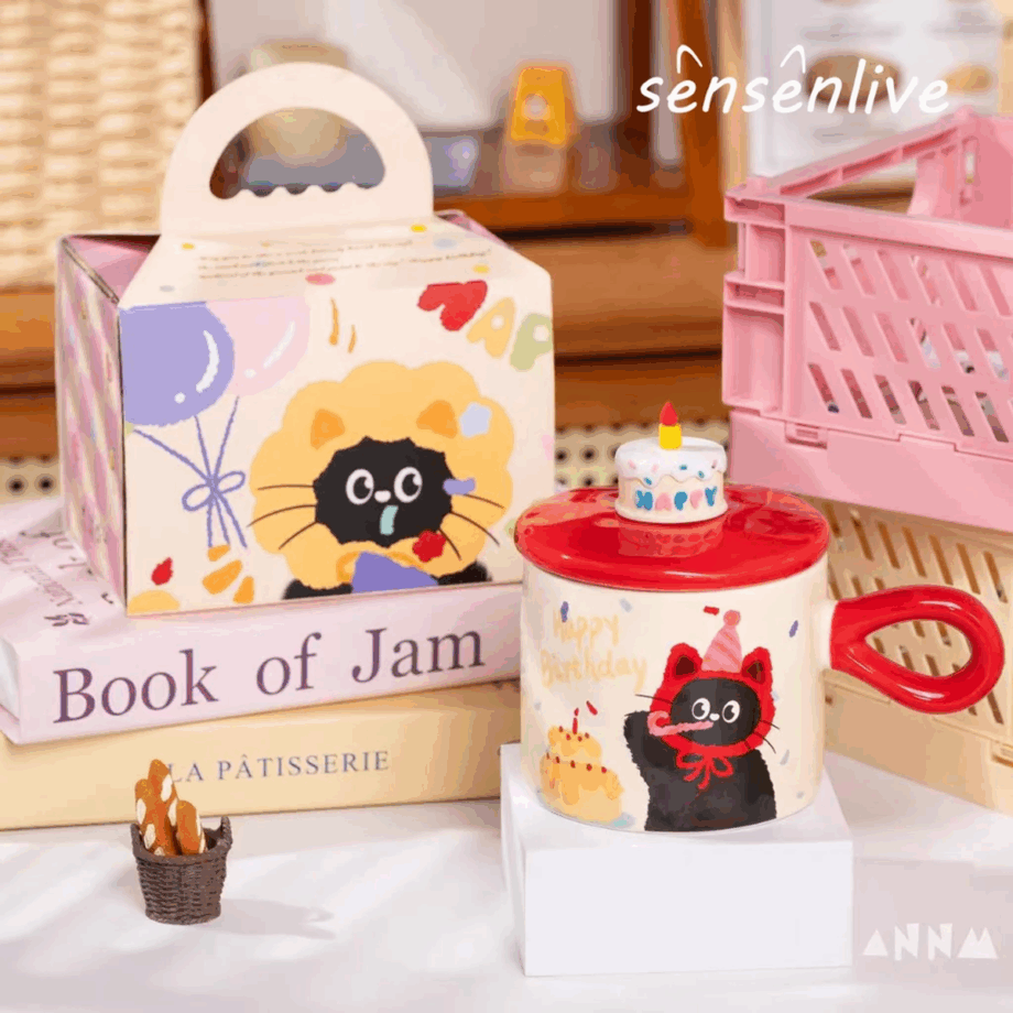 SENSENLIVE cute mug birthday gift