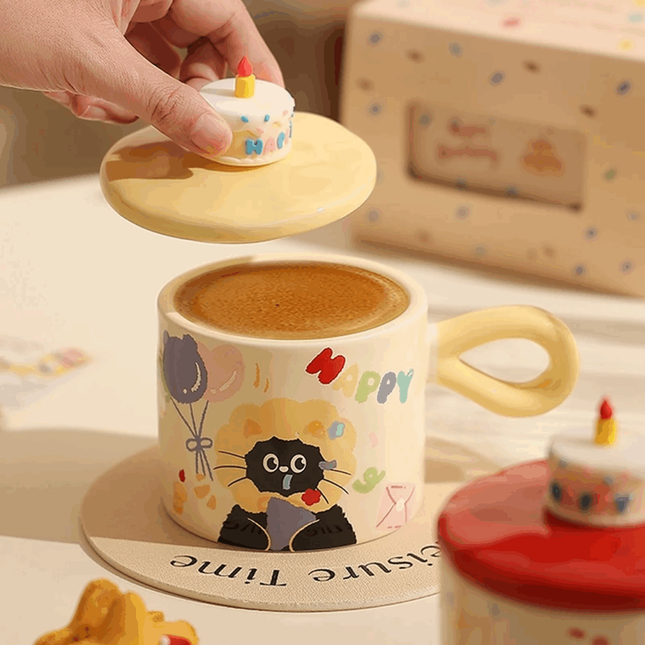 SENSENLIVE cute mug birthday gift