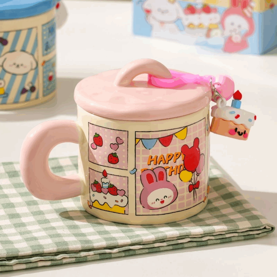 SENSENLIVE birthday gift Cute Mug coffee cup tumbler