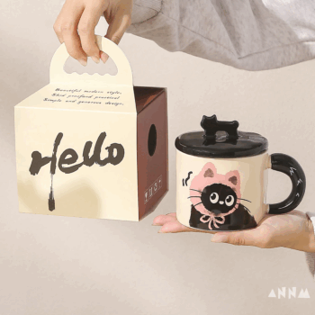 SENSENLIVE tumbler cute ceramic mug