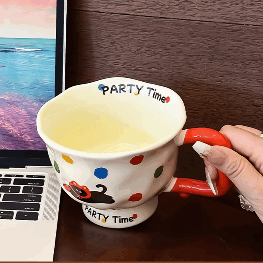 SENSENLIVE cute mug kids mug tumbler coffee aesthetic mug