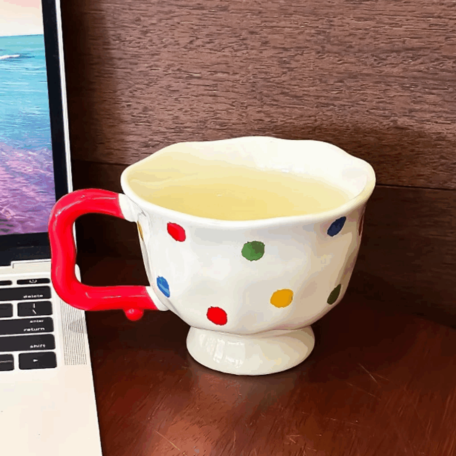 SENSENLIVE cute mug kids mug tumbler coffee aesthetic mug