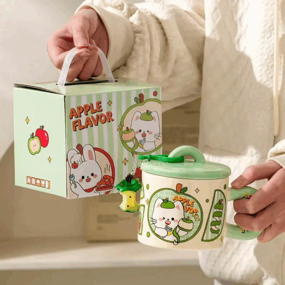 Couple Mug Set Gift Box Cute Mug