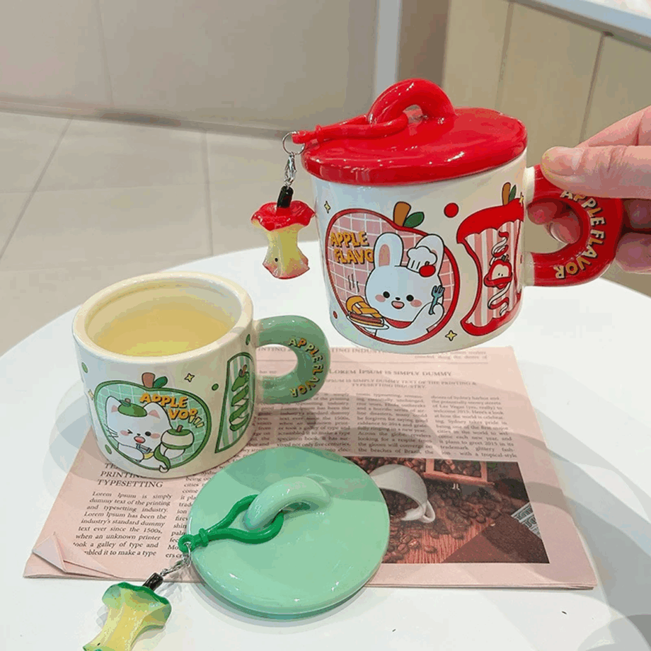 Couple Mug Set Gift Box Cute Mug