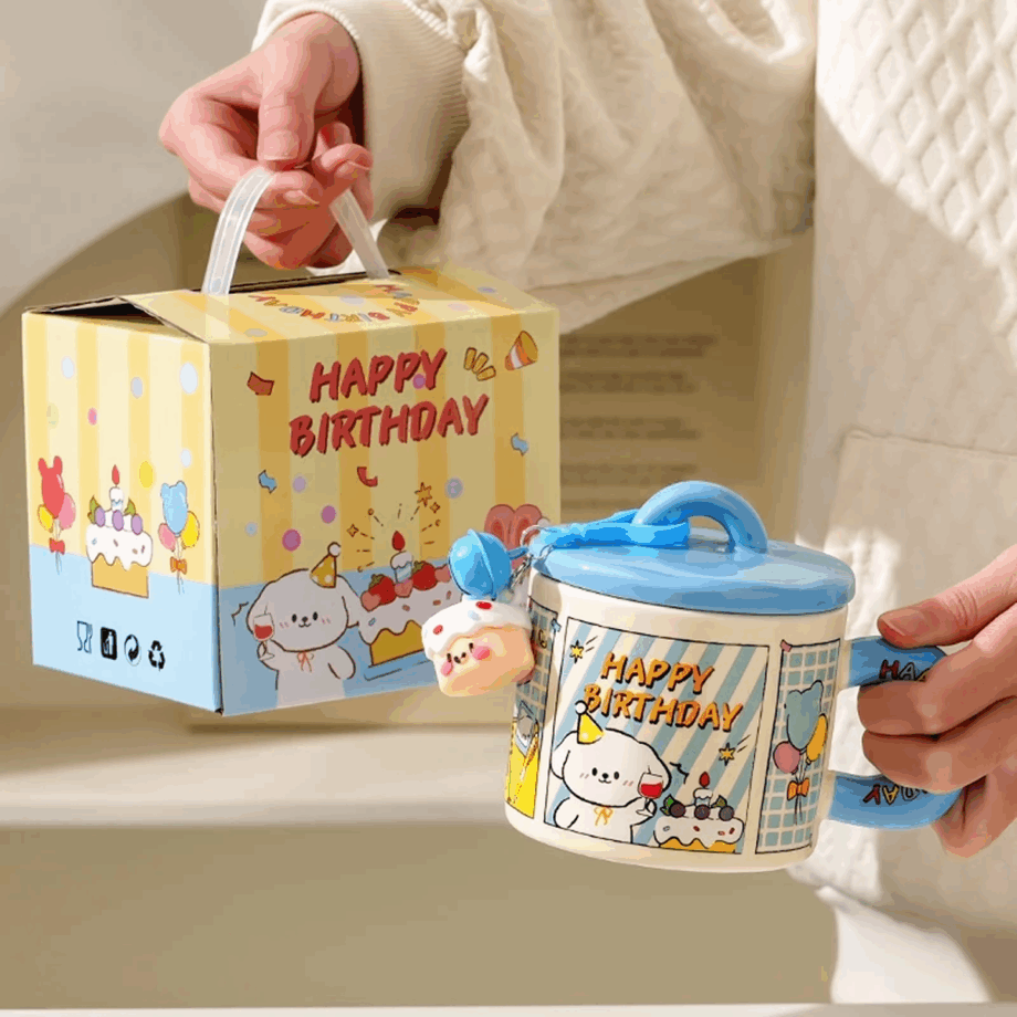 SENSENLIVE cute mug birthday gift
