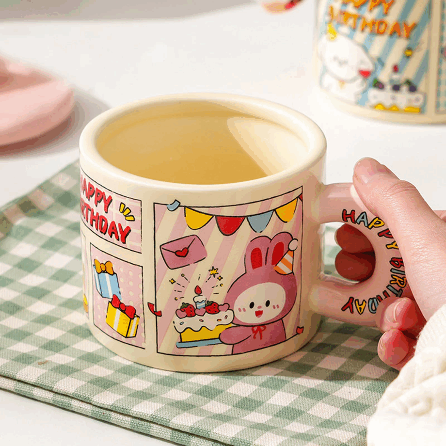 SENSENLIVE cute mug birthday gift