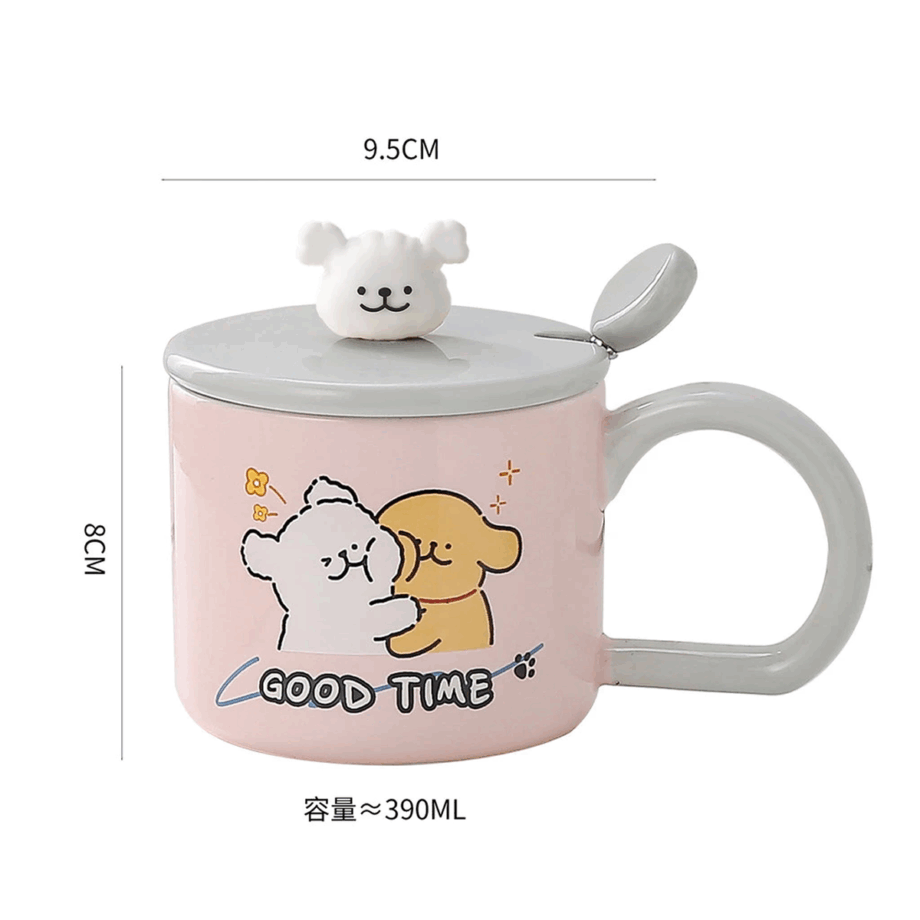 SENSENLIVE tumbler cute coffee cup mug with lid